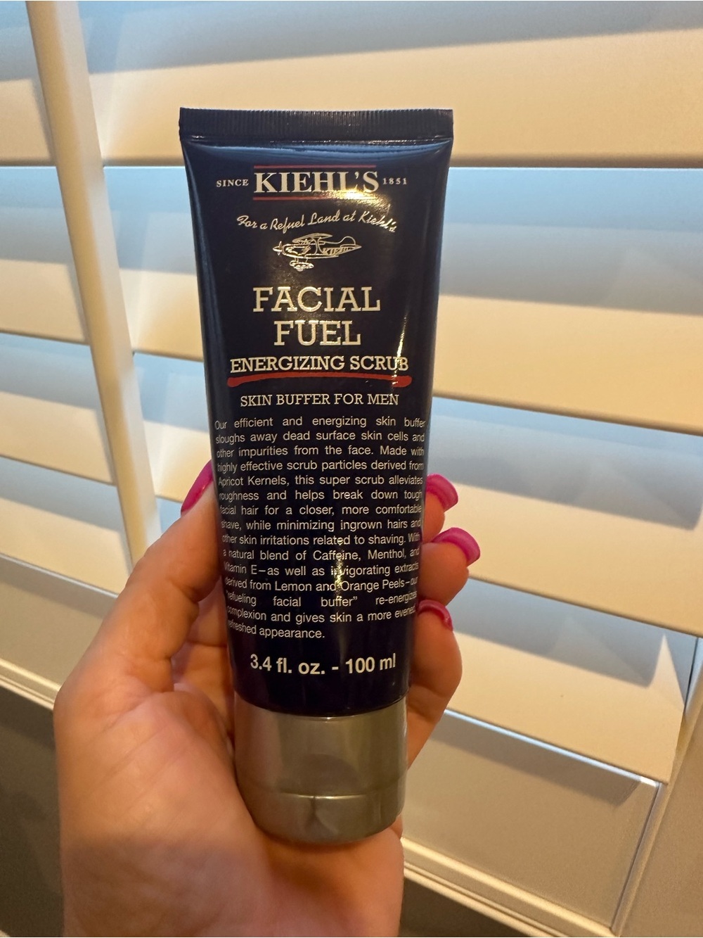 Brand New Kiehl's Facial Fuel Energizing Scrub - 3.4 Fl oz.